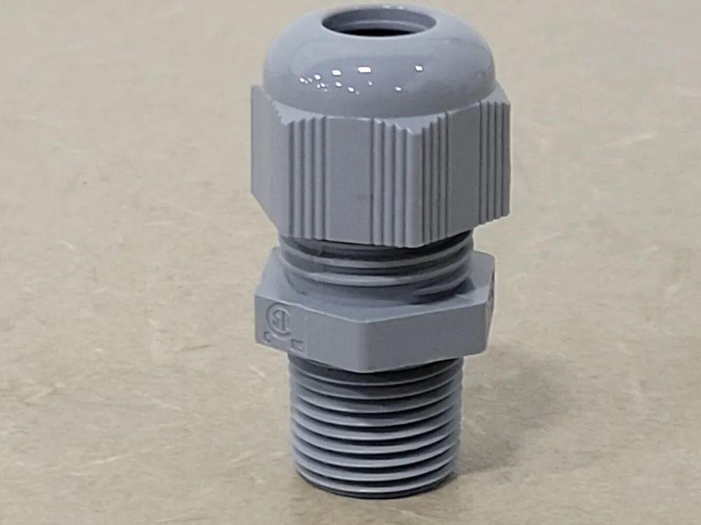 3/8" Non-Metallic Strain Relief CC-NPT-38-G (Box of 21)