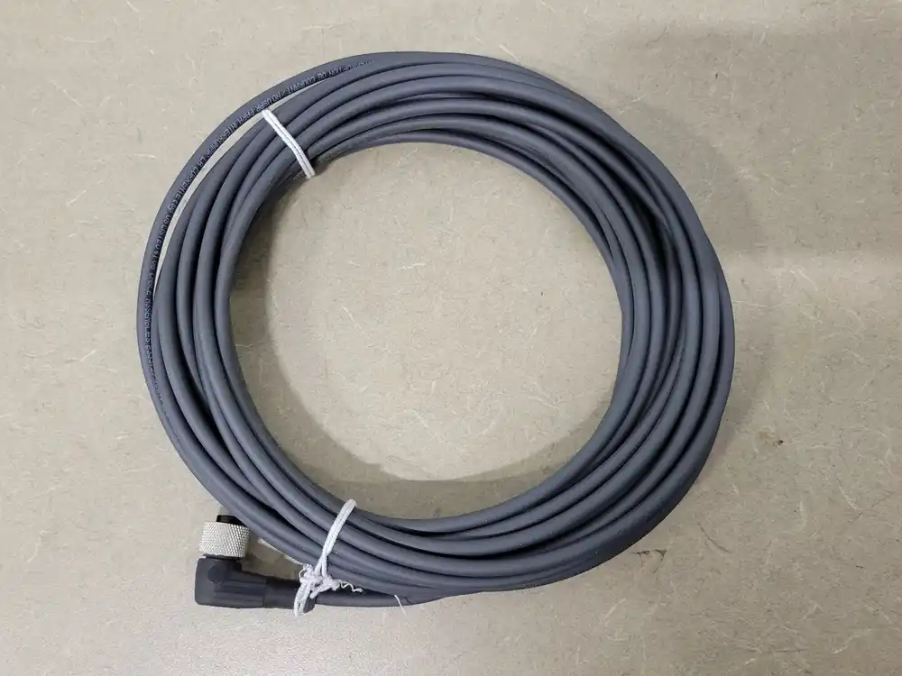 XZCP1241L10 Pre-wired Connectors, Elbowed Female, M12, 4 pins, Cable (Lot of 4)