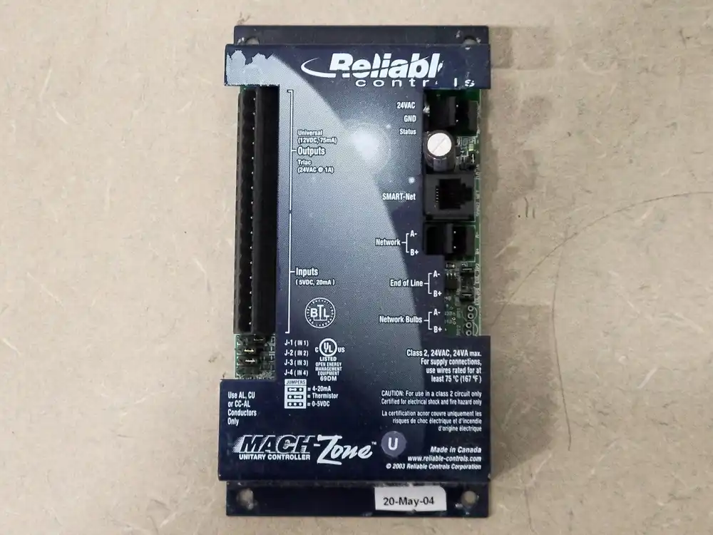 24 VAC Mach-Zone Unitary Controller MZ27585, MZ4T081201T