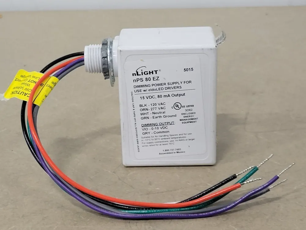 15VDC, 80 mA Output Dimming Power Supply nPS 80 EZ
