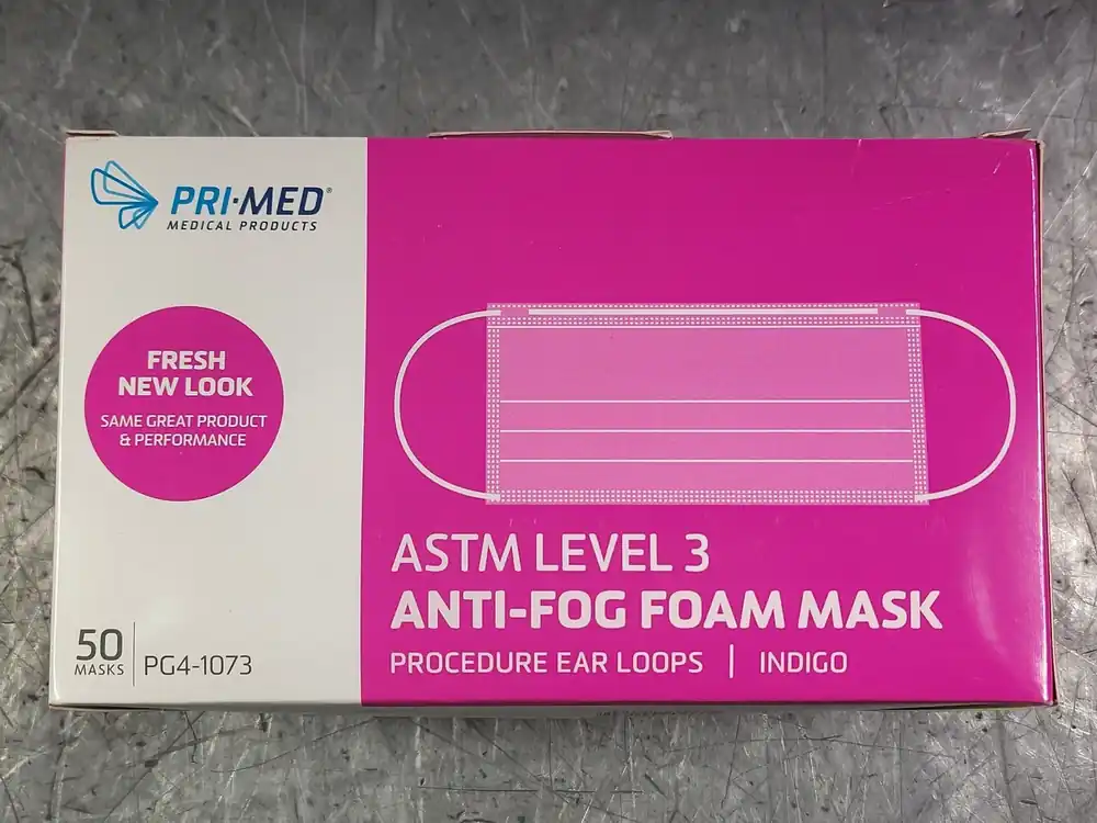 ASTM Level 3 Anti-Fog Foam Mask PG4-1073 (Box of 500 pcs)