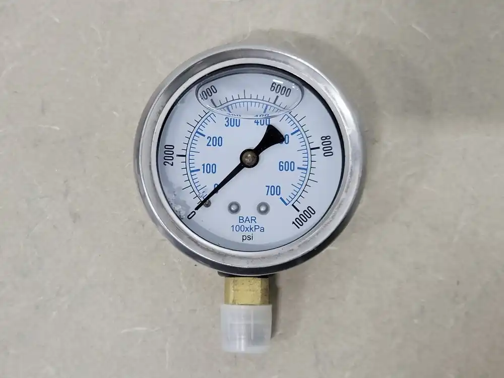 2-1/2" Pressure Gauge 10000 PSI, 1/4" NPT, 201L-254U