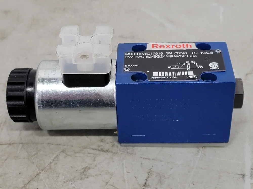 Hydraulic Directional Valve R978917519 3WE6A9-62/EG24N9K4/62 CSA