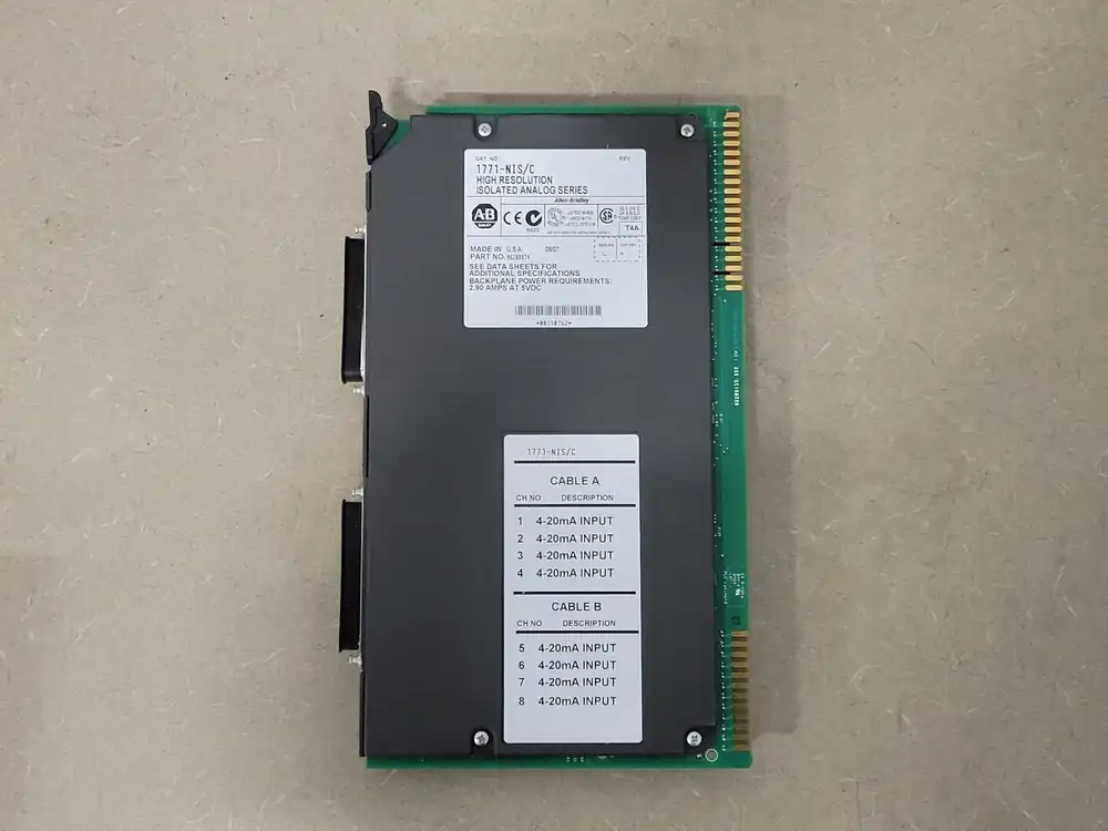 High Resolution Isolated Analog Series, 1771-NIS/C