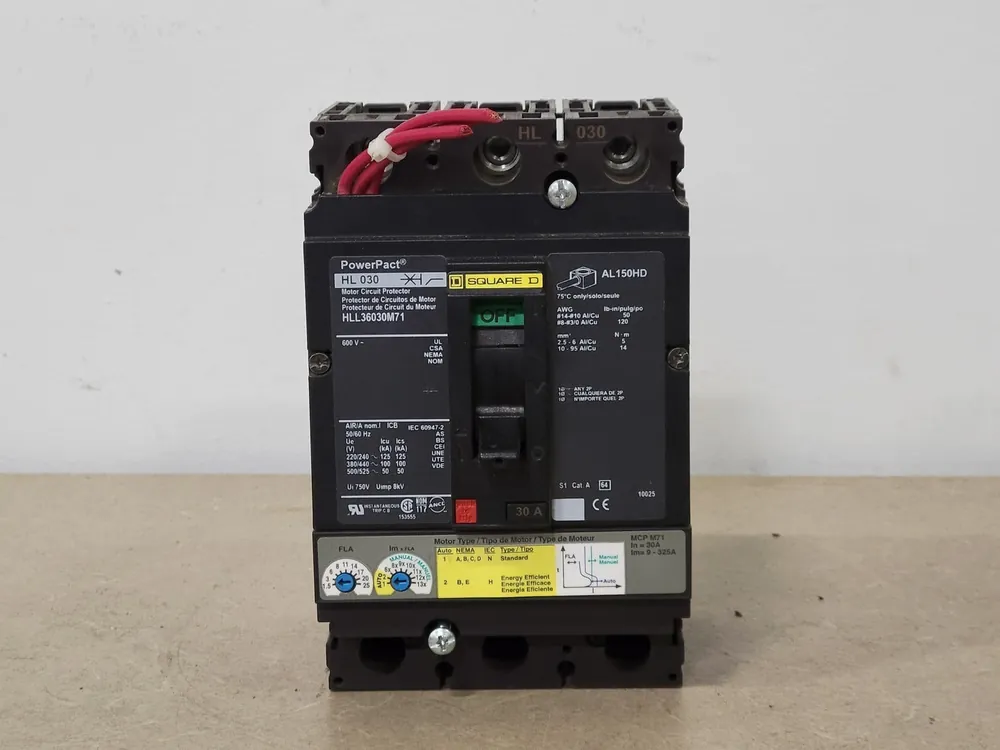 30 Amp, 3 Pole, 600 volts Circuit Breaker HLL36030M71 w/ Trip Unit