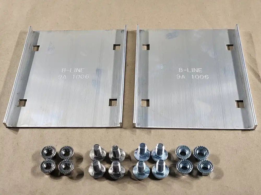 6" Splice Plates 9A-1006 (Box of 38 pcs)