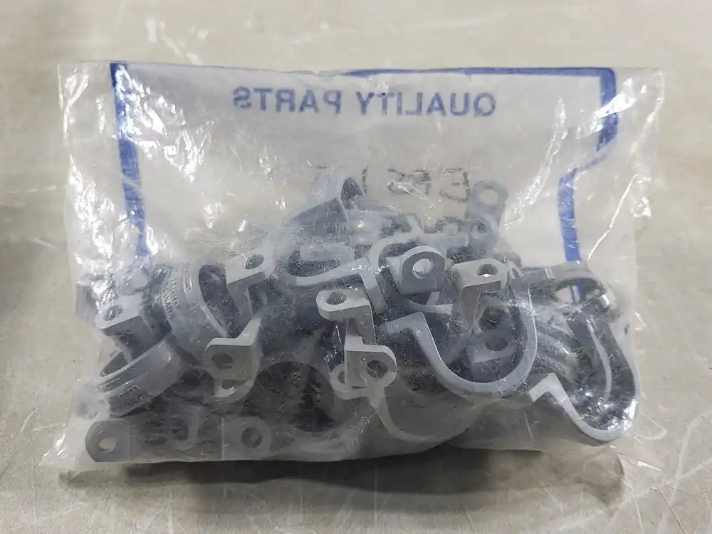 3/4" 2 Hole PVC Pipe Strap (Packet of 49 Pieces)