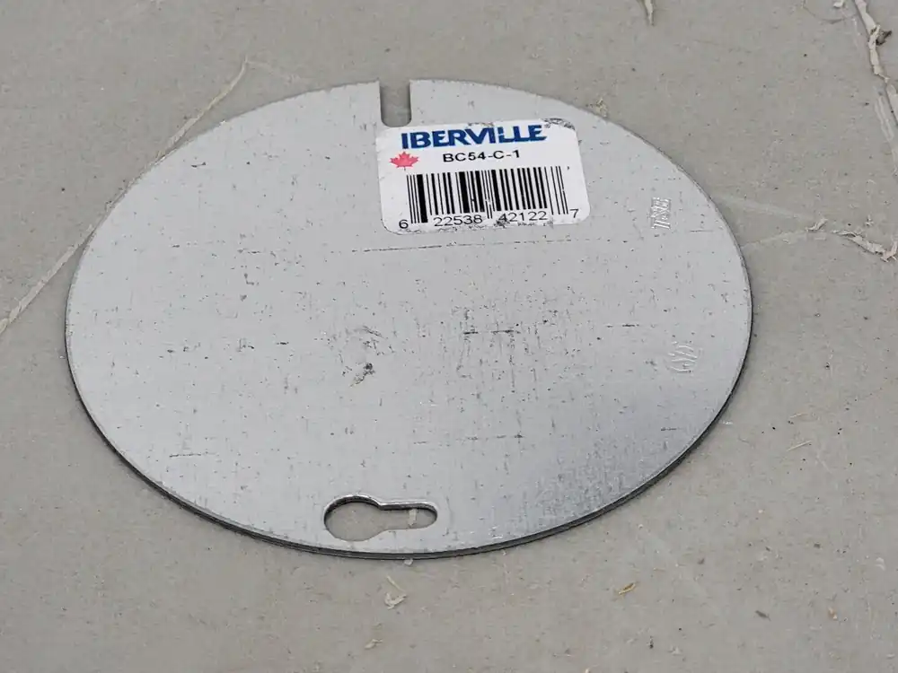 4" Blank Round Cover BC54-C-1 (Box of 56)