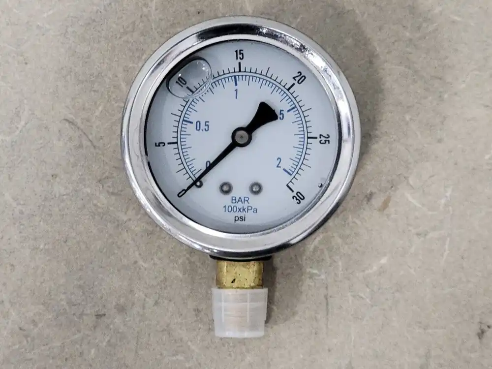 2-1/2" Pressure Gauge 0-30 PSI, 1/4" NPT, 201L-254C
