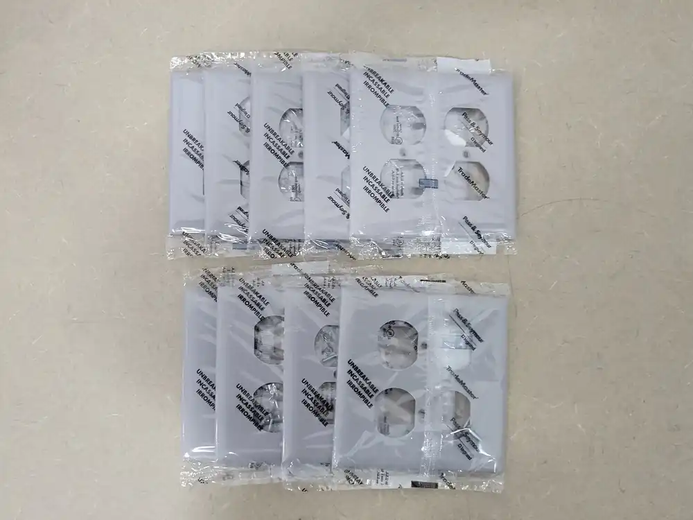 2-Gang Trademaster Plate 2 Duplex TP82GRY (Box of 9)
