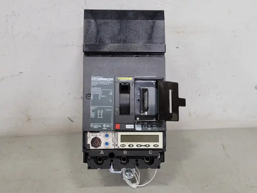 60 Amp, 3 Pole, 600 volts Circuit Breaker HLA36060U53X w/ Trip Unit