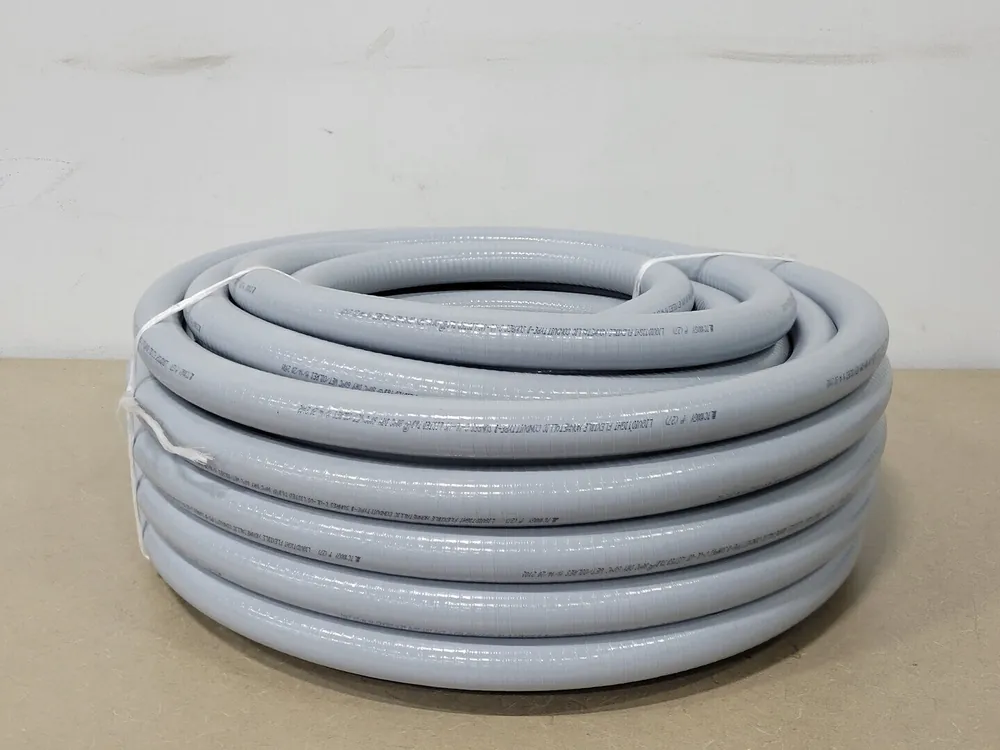 100ft, 1" Liquid Tight Flexible Non Metallic Conduit Gray LTC100GY