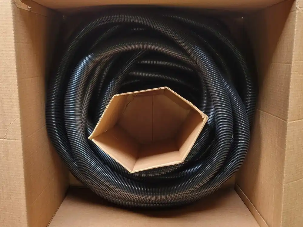 100ft Black Corrugated Tubing CLT188F-C20