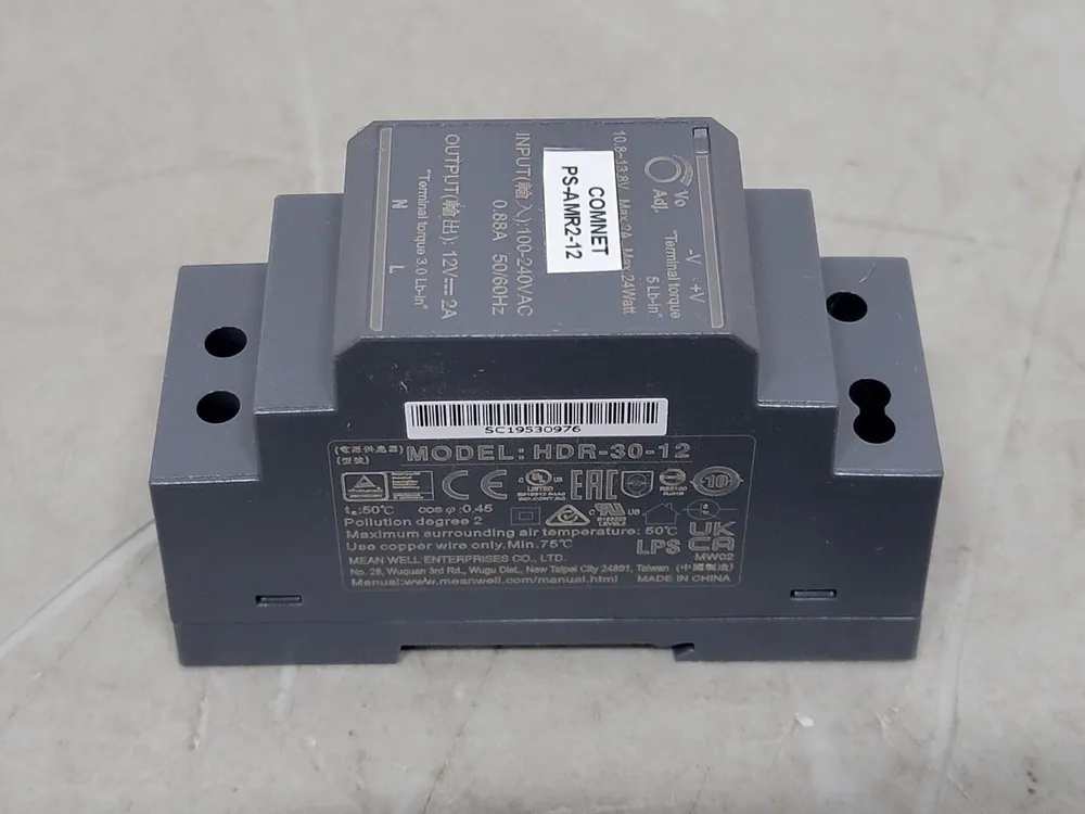 2 Amp 240 Volts Power Supply HDR-30-12