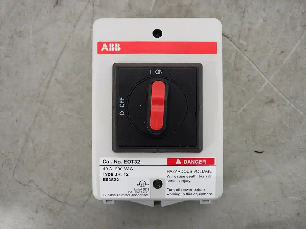 40 Amp, 600 volts Disconnect Switch EOT32