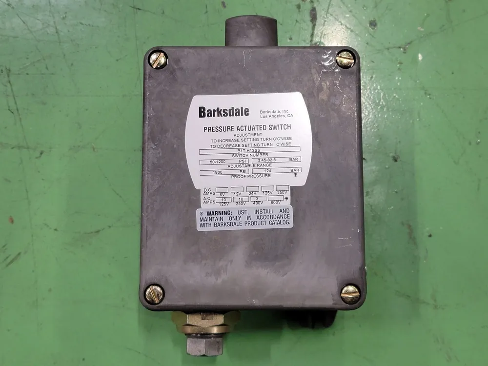 Pressure Actuated Switch B1T-H12SS