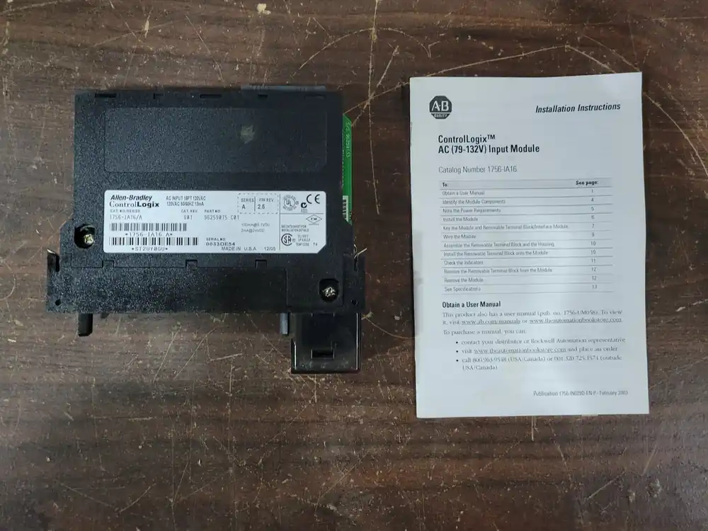 Scrap - ControlLogix AC Input Module 1756-IA16