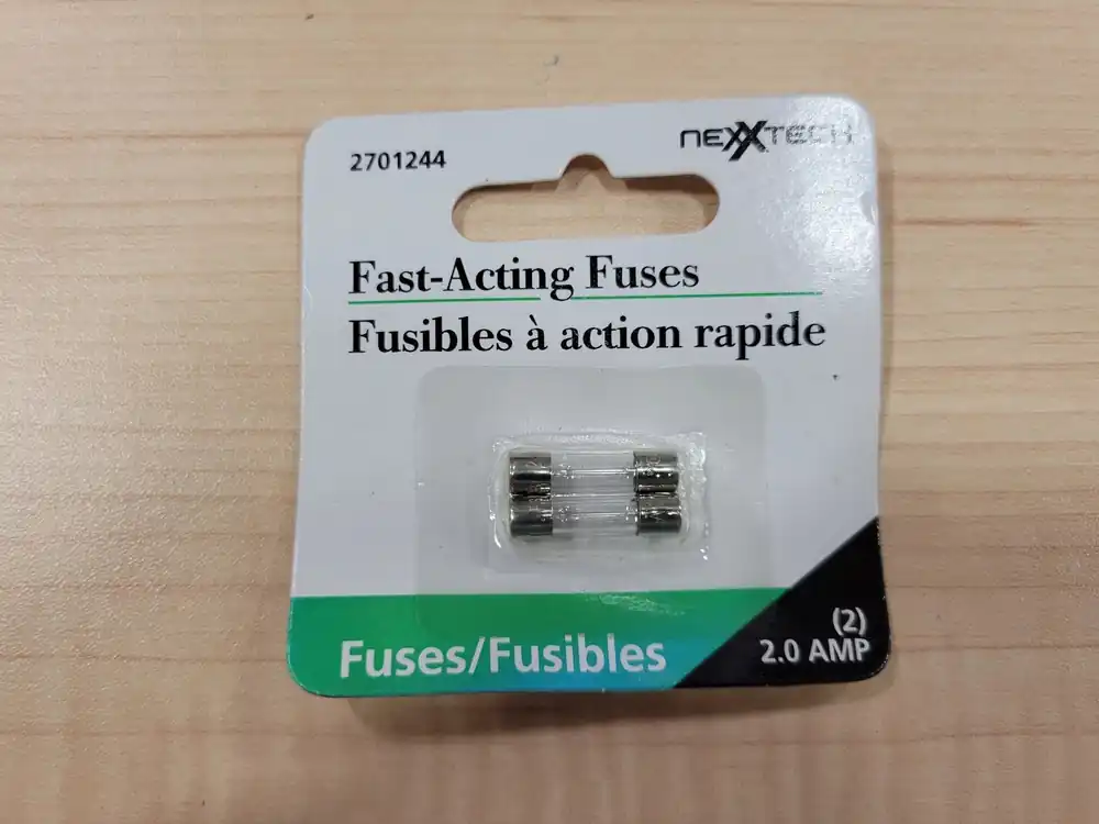 2 Amp Fast Acting Glass Fuse 2701244