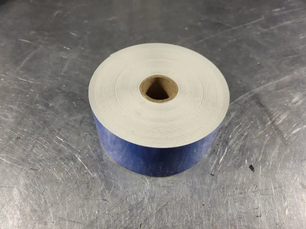 4 TTP-3.2 Mil, 2" x 140‘ Blue Vinyl Labelling Tape 72-3511