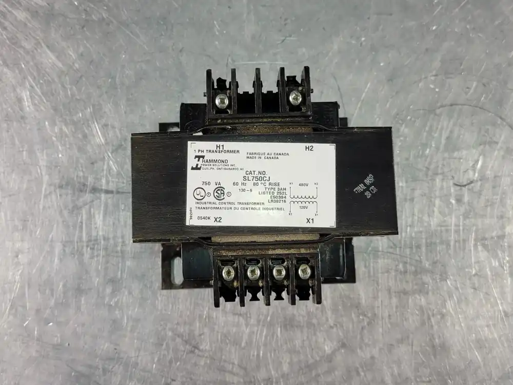 750 VA Control Transformer, 480 pri. volts, 120 sec. volts SL750CJ
