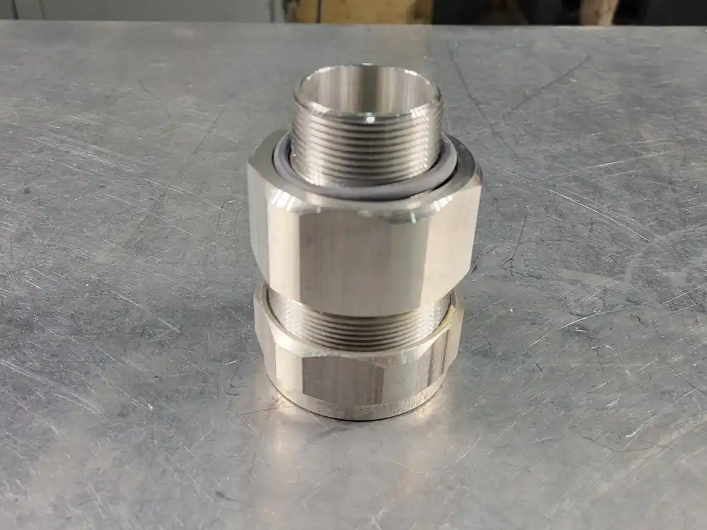 1-1/2" Aluminum MC Cable Connector JMC-150-200