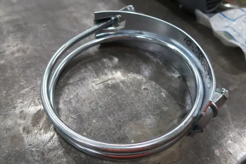 6" Counter-Clockwise Spiral Bolt Clamp G38W-600