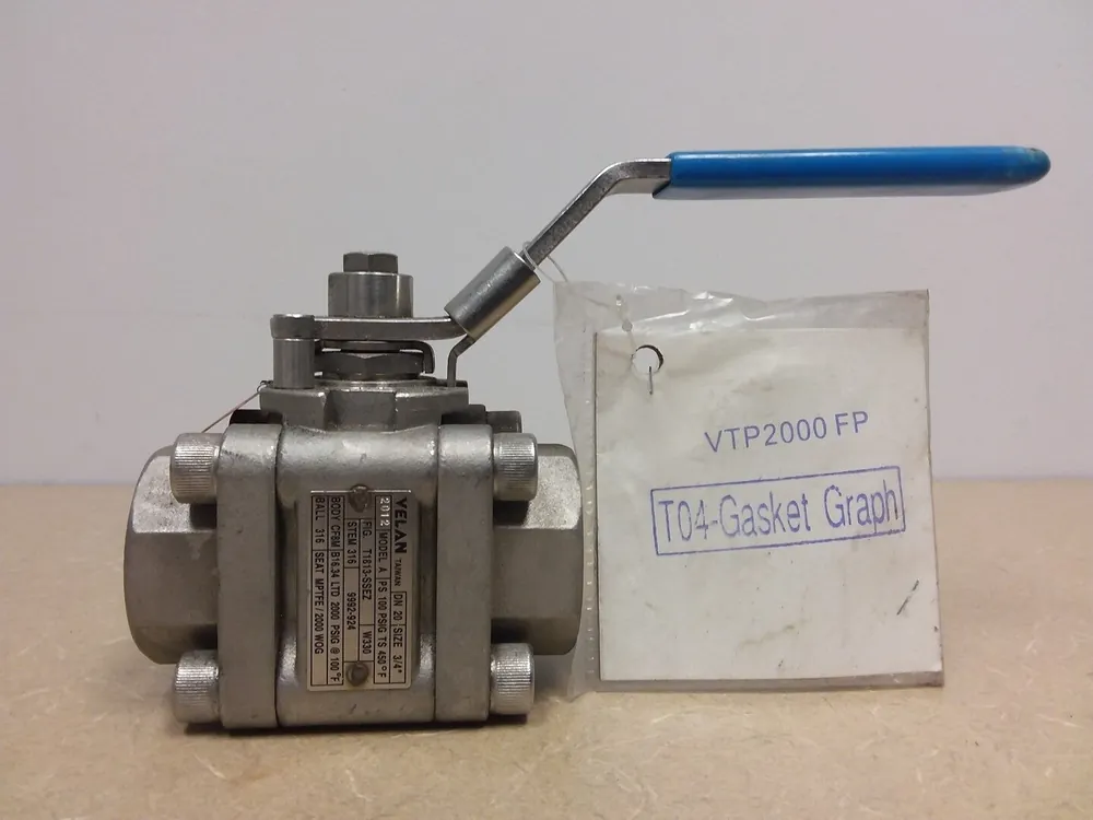 3/4", 2000 WOG, Ball Valve, B16.34