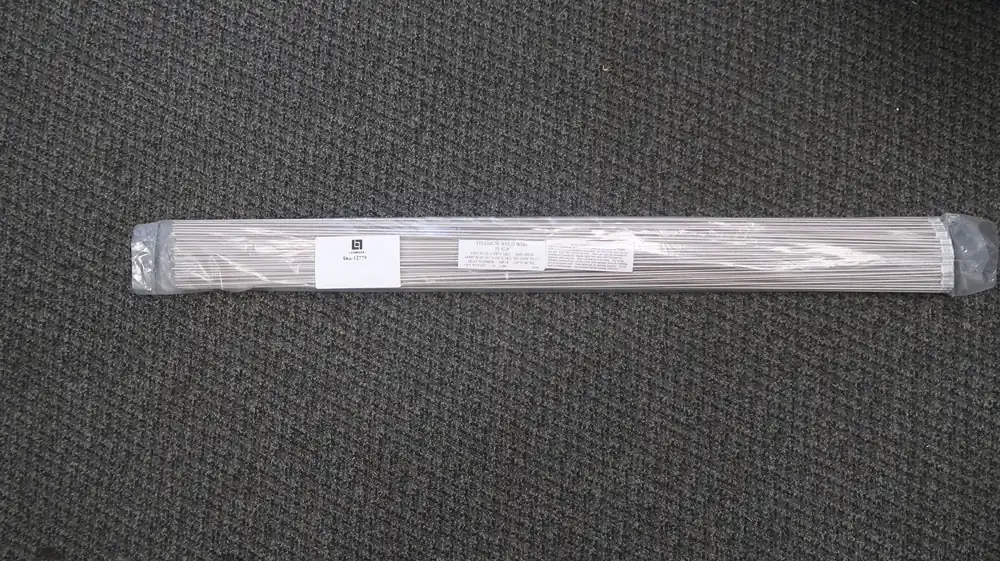 0.125" x 36" Titanium TIG Welding Rods ERTi 1 & 2, AMS 4951H (10lb. Pack)
