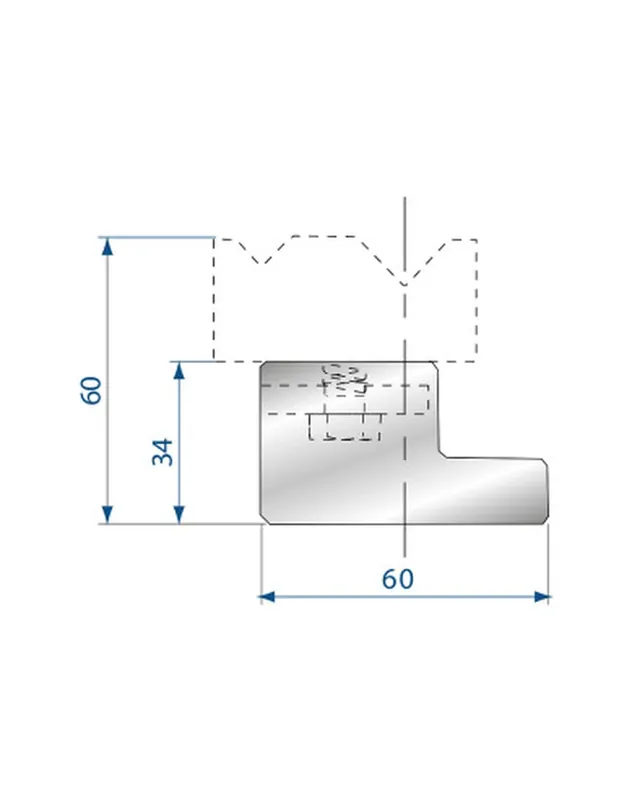 Part No. 2018 @ 410mm 2V Support Die