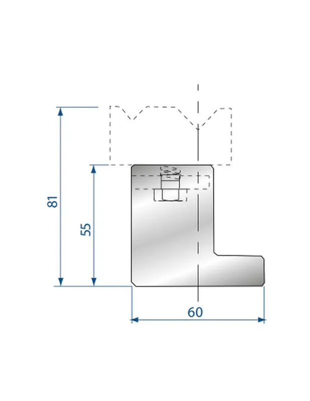 Part No. 2019 @ 410mm 2V Support Die