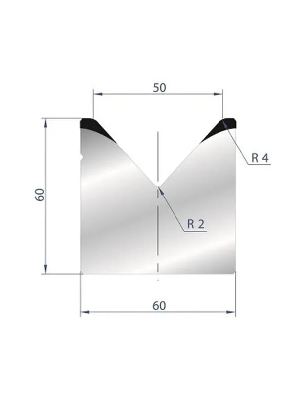 Part No. 2022 @ 835mm 85 Degree Single V Die