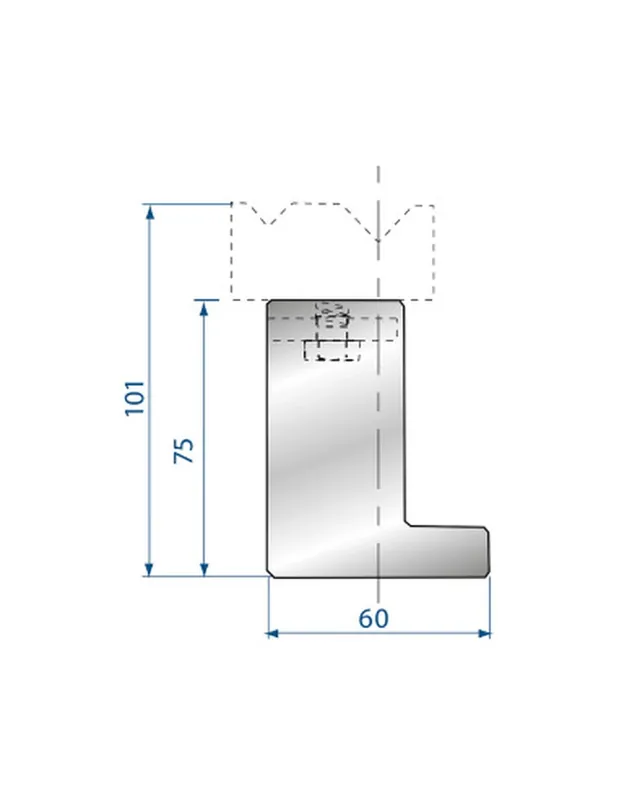 Part No. 2035 @ 830mm 2V Support Die
