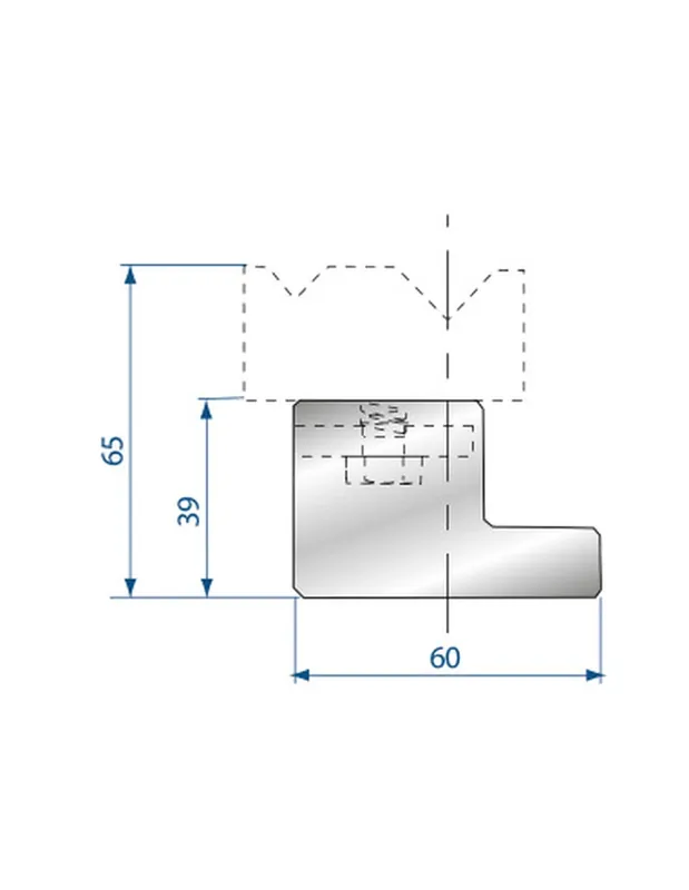 Part No. 2039 @ 410mm 2V Support Die