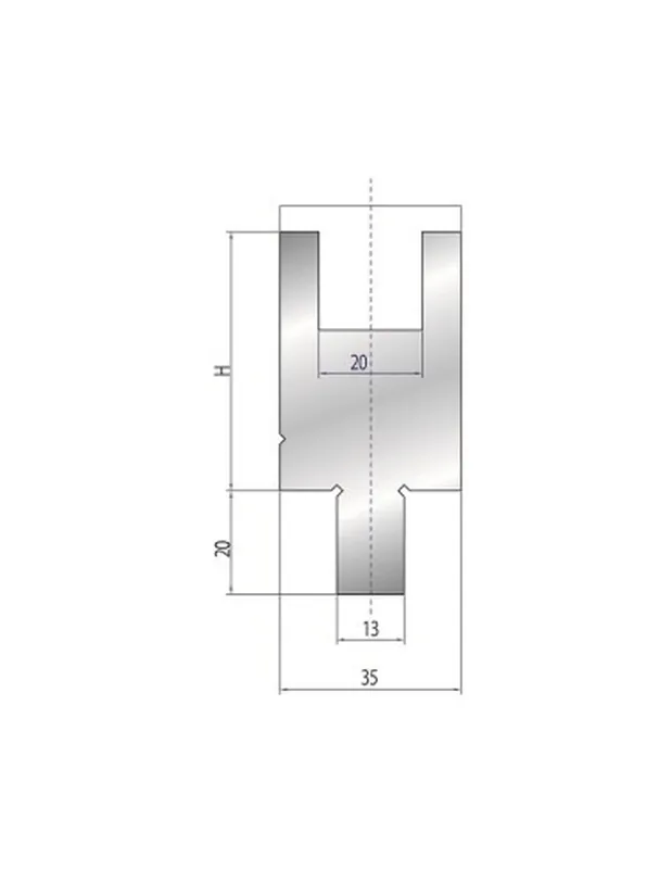 Part No. 2116 @ 415mm 24x35mm Nylon Insert Holder