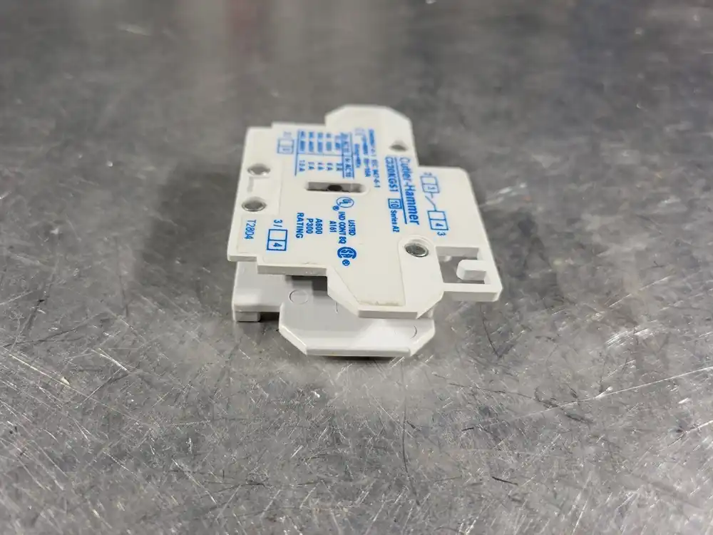 10 Amp, 1 NO, 120/600 VAC Coil Auxiliary Contact Block C320KGS1