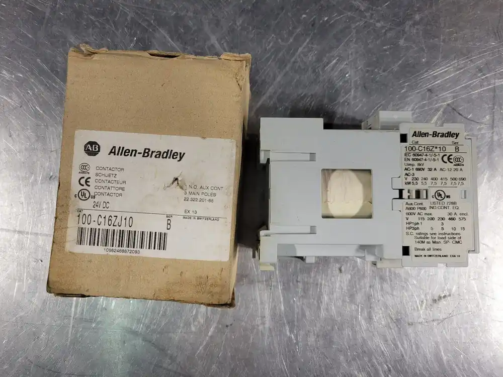 16 Amp, 3 Pole, 1NO, 24 VDC Coil Contactor 100-C16ZJ10