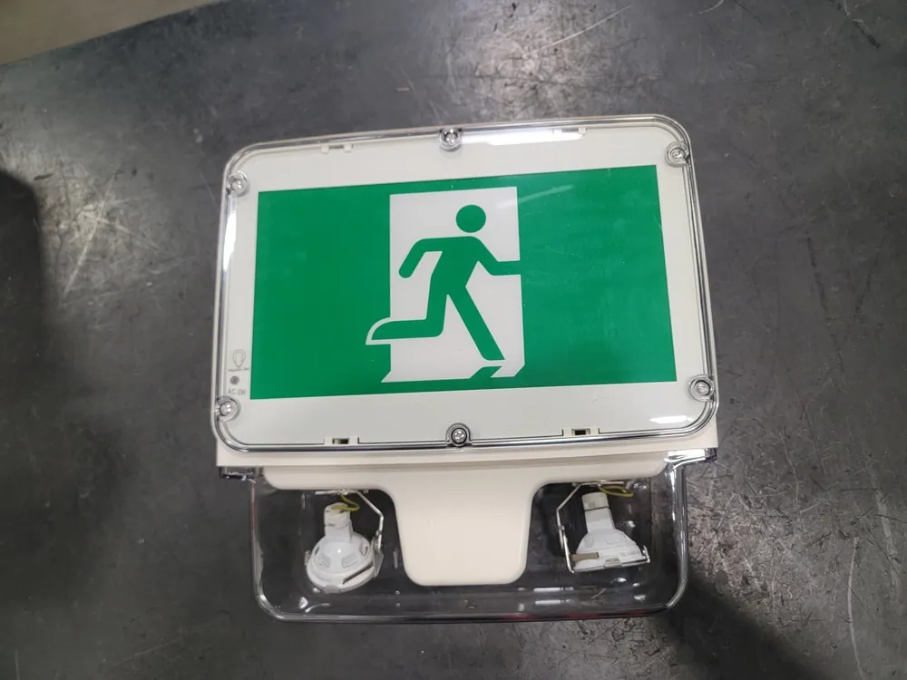 Running Man Sign CRPN120361WHT-26WLA/ATD
