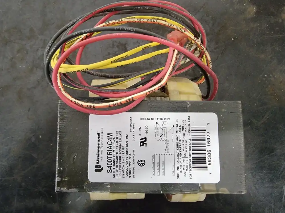 120 Volts 1 Lamp Sodium Magnetic Ballasts S400TRIAC4M-502K