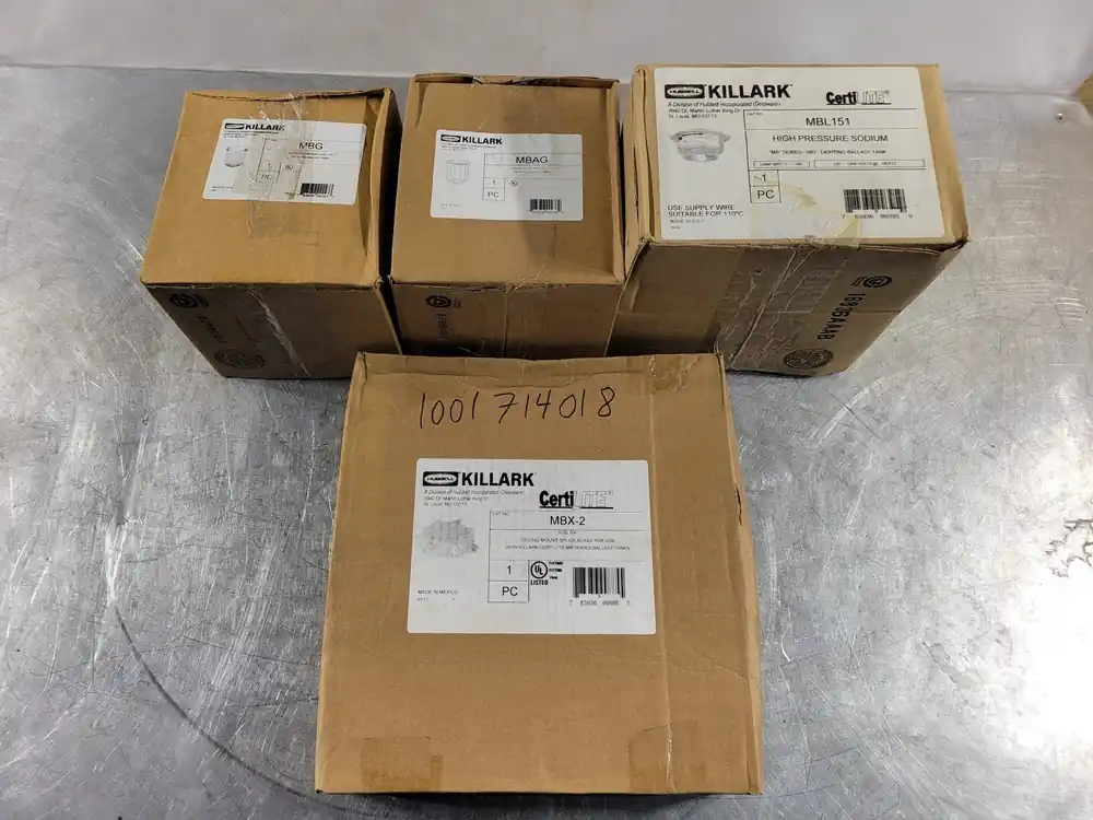 Medium Base HID Light Ballast Tank MBL151 w/ Base, Guard & Bracket