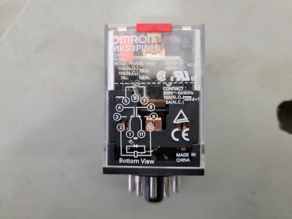 10 Amp, 120 VDC, 11-Pin General Purpose Relay MKS3PIN-5