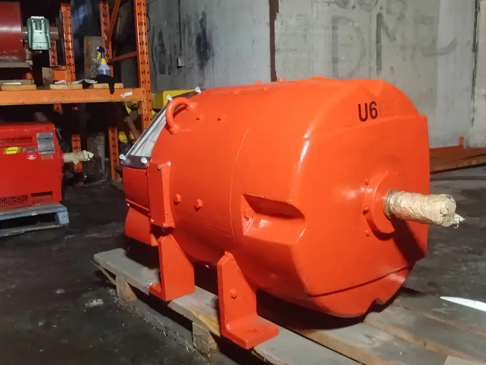 200 hp, 500VDC, 1150 rpm Direct Current Motor Type CD634AS 108507