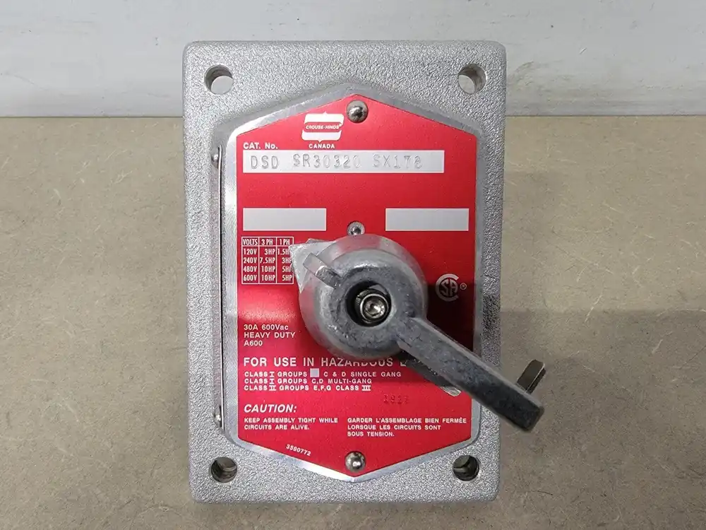 Control Station Selector Switch DSD SR30320 SX178