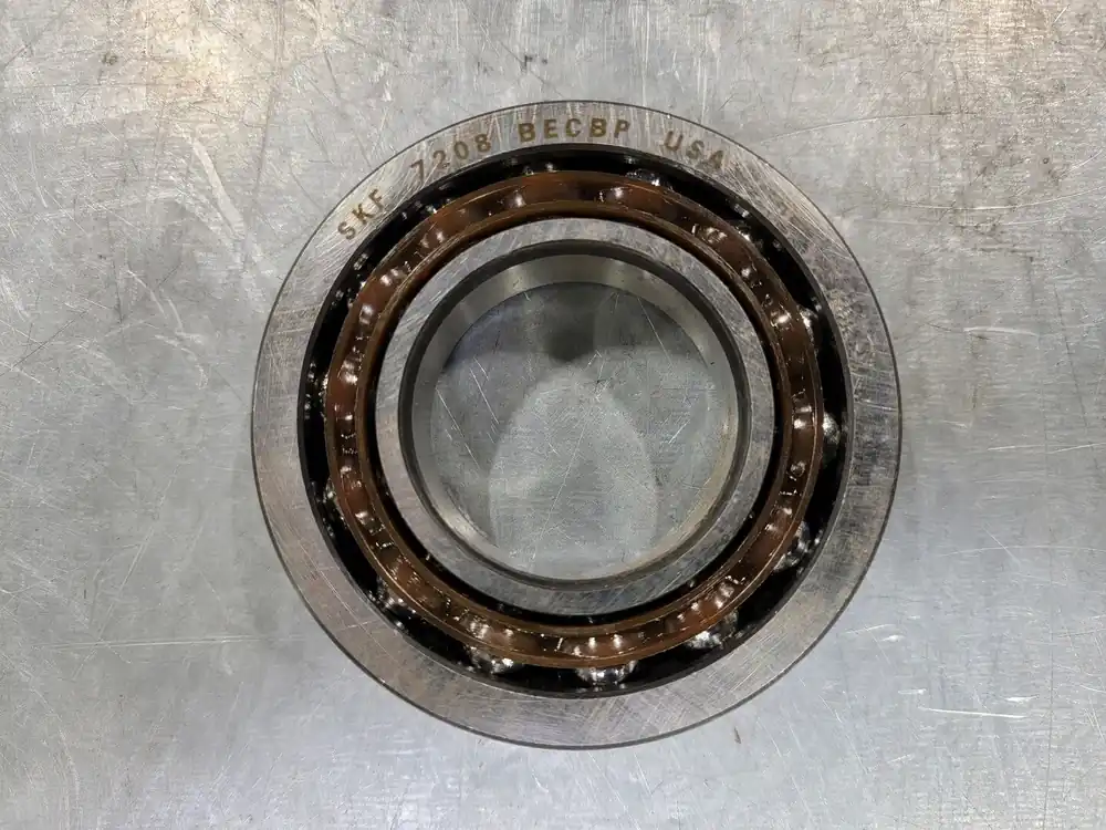 Angular Contact Ball Bearing 40mm ID x 80mm OD x 18mm W, 7208 BECBP