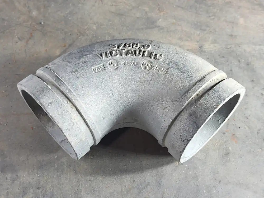 3"/88.9mm 90deg Elbow Fitting No. 10