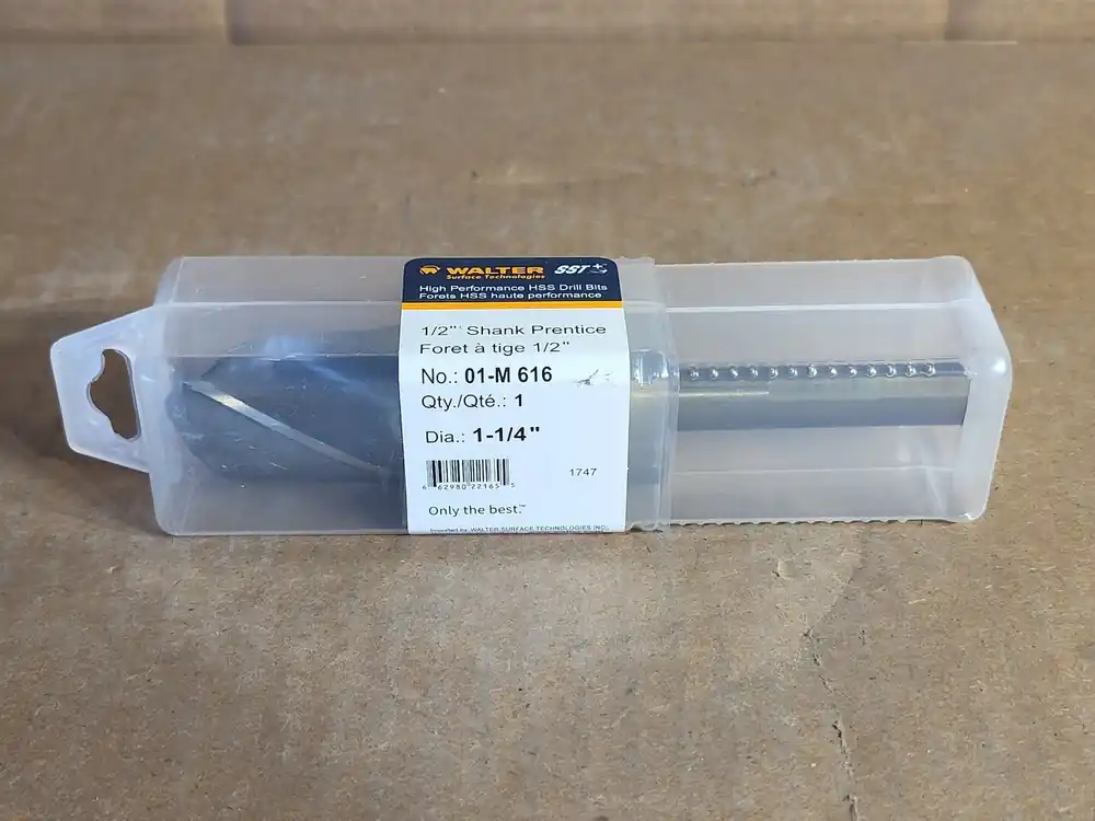 1/2" Shank Prentice Drill Bit 01-M 616, 1-1/4 in