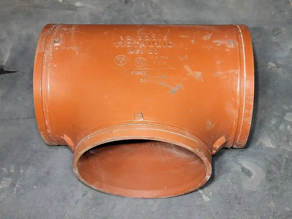 12"/323.9 Grooved End Tee Fitting No.20