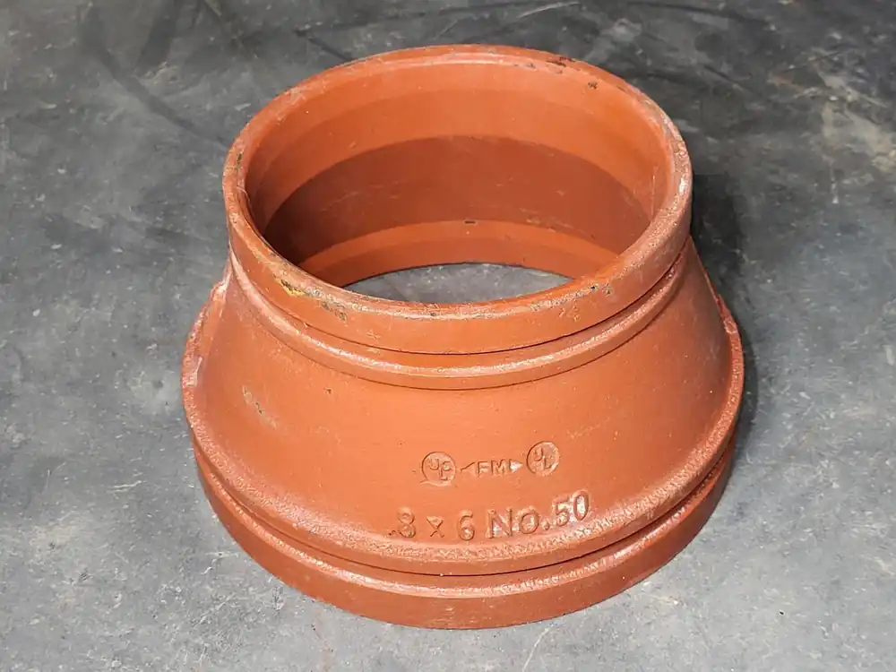 8"x6" Grooved Concentric Reducer No. 50