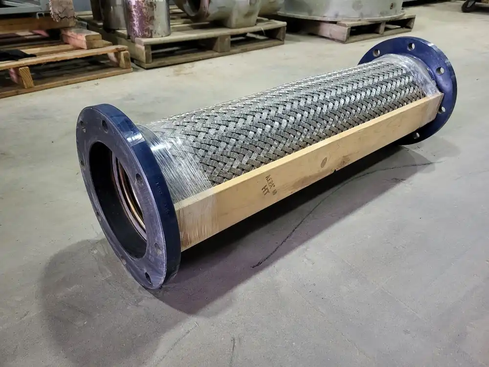 8" x 39" Class 150 Flexible Braided Metal Hose B16/5 SA/A105N/C21
