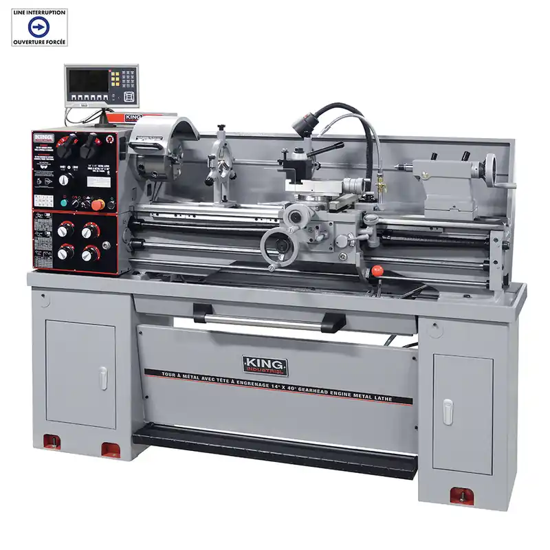 14" x 40" Metal Lathe/Taper Attachment/Dro KC-1440ML-2/54/DRO