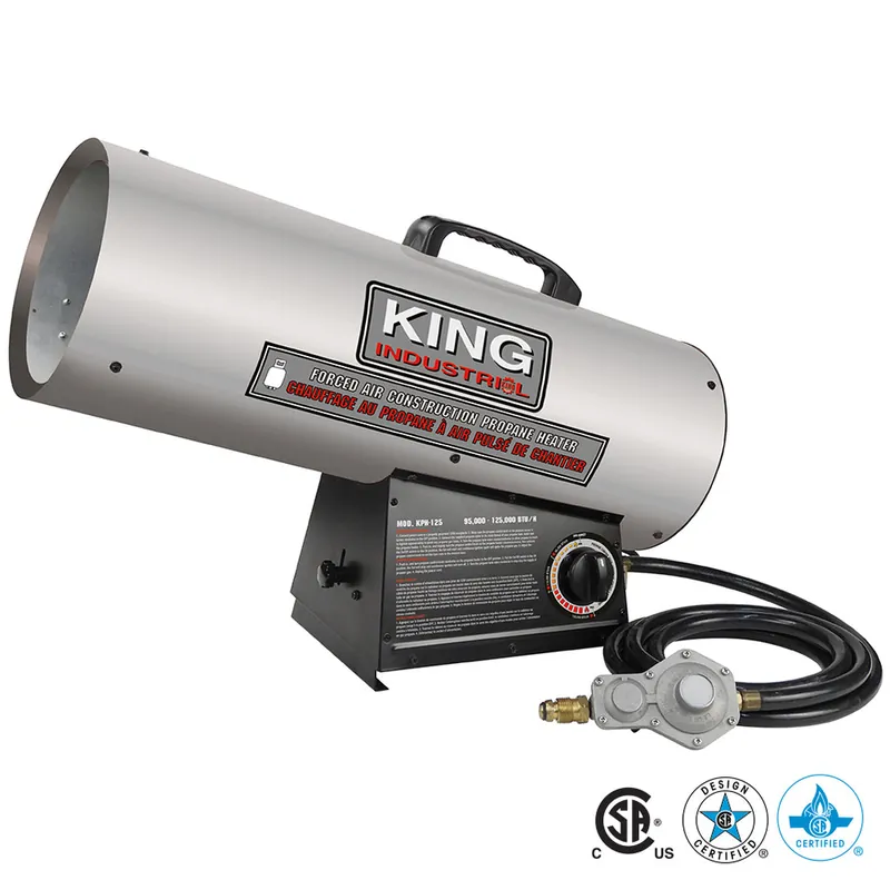 125,000 BTU Forced Air Construction Propane Heater KPH-125
